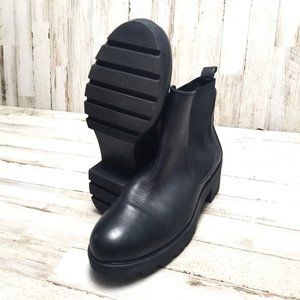 Womens Tesati Y2K Chunky Heel Black Ankle Boots Size 40EU 9 US